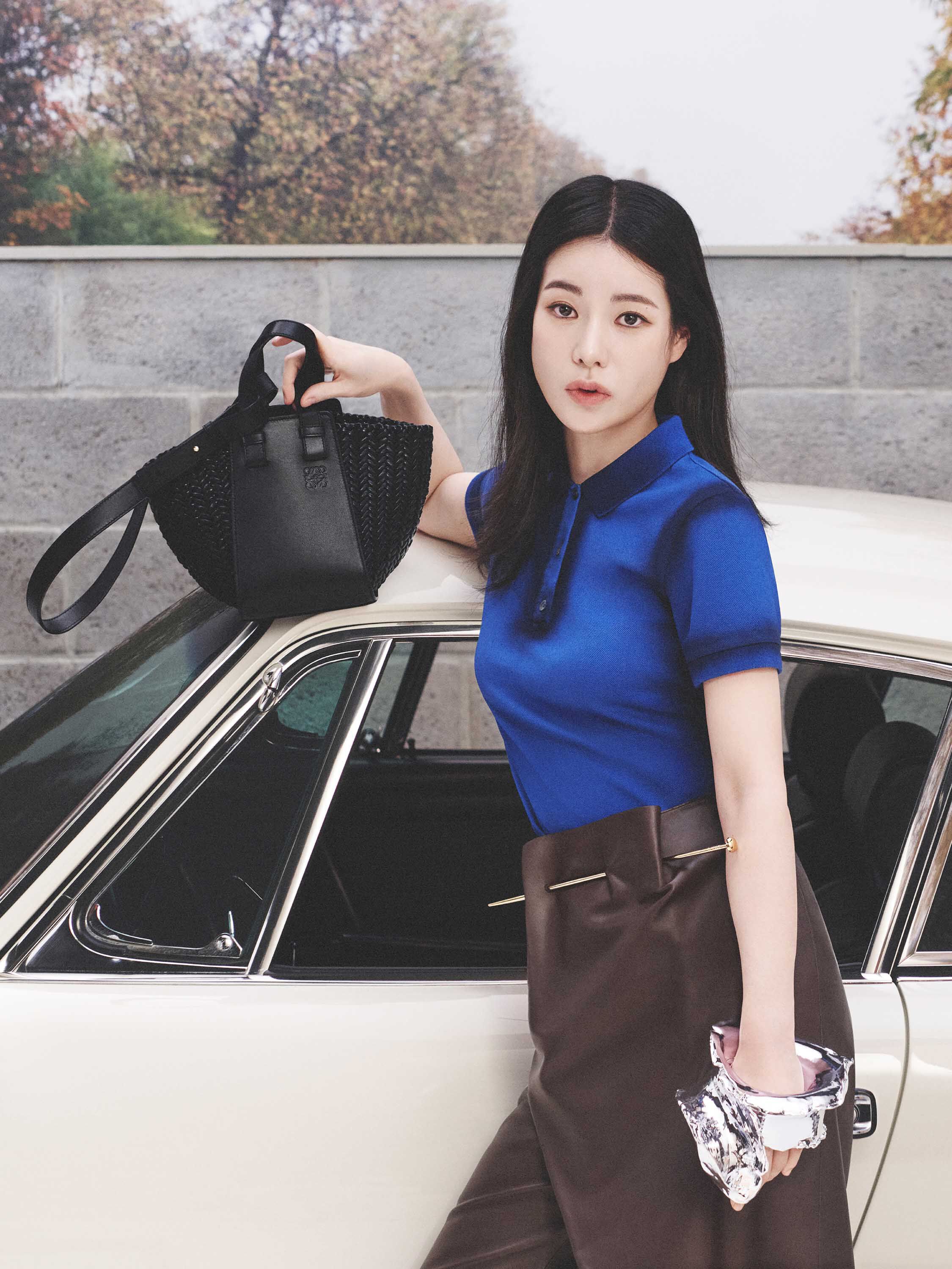 LOEWE デニム ロエベ 2024SS 綾瀬はるか着用 24SS NEW】LOEWE_women / アナグラム バギー ジーンズ / Denim